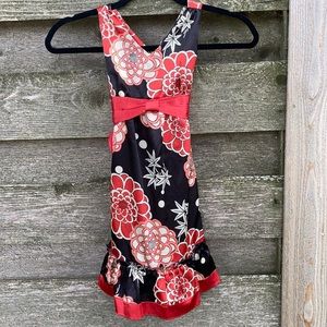 Girls Hype Black/Red Dress